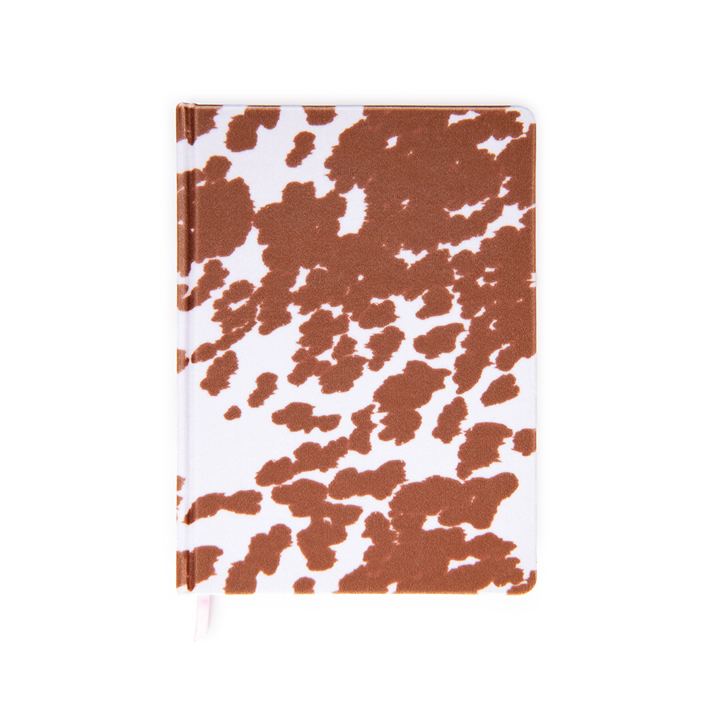 Jumbo Journal Velvet Cowprint