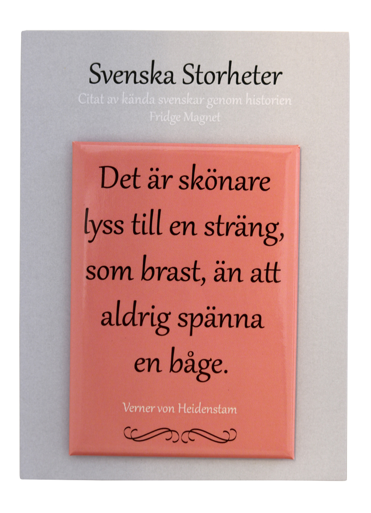 MAGNET VERNER VON HEIDENSTAM