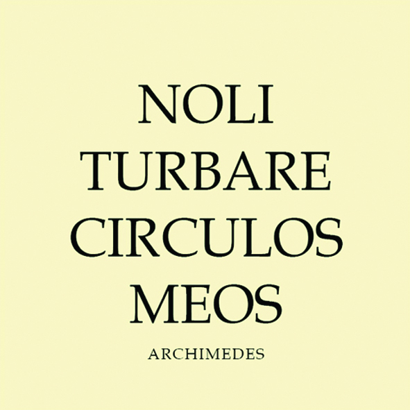 Magnet/Noli turbare circulos