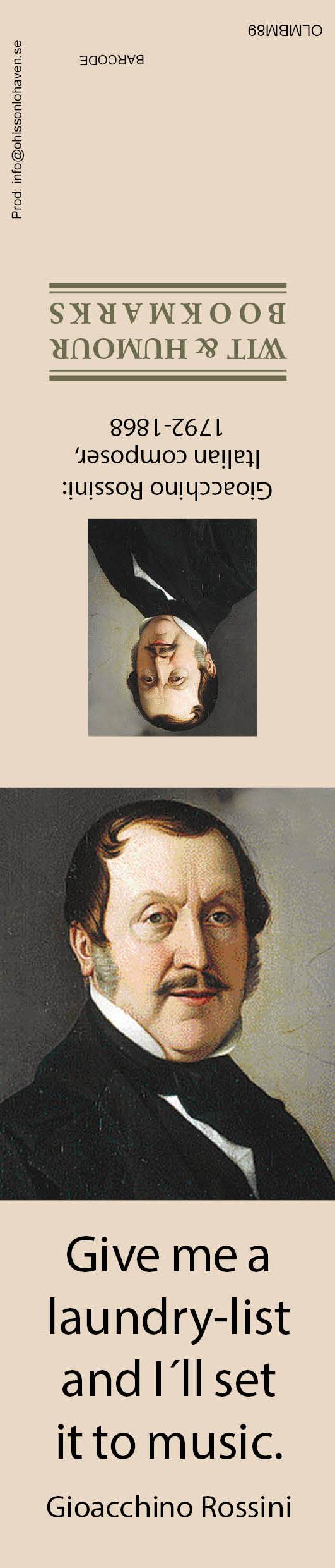 Magnetic Bookmark Rossini