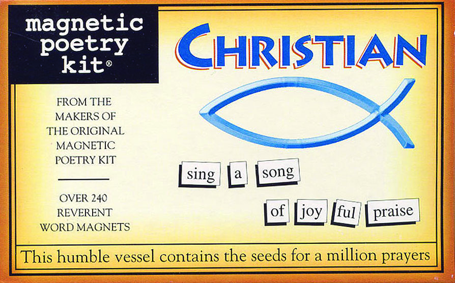 Magnetic Poetry Christian