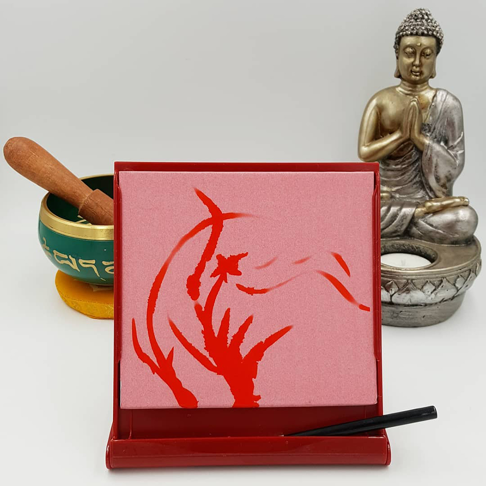 Mini Buddha Board Röd