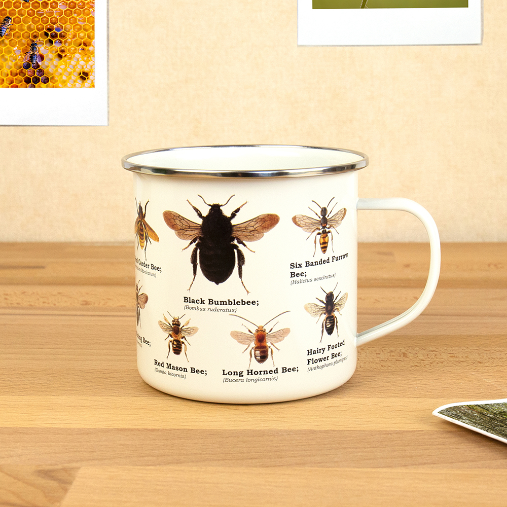 Mug Enamel Bee