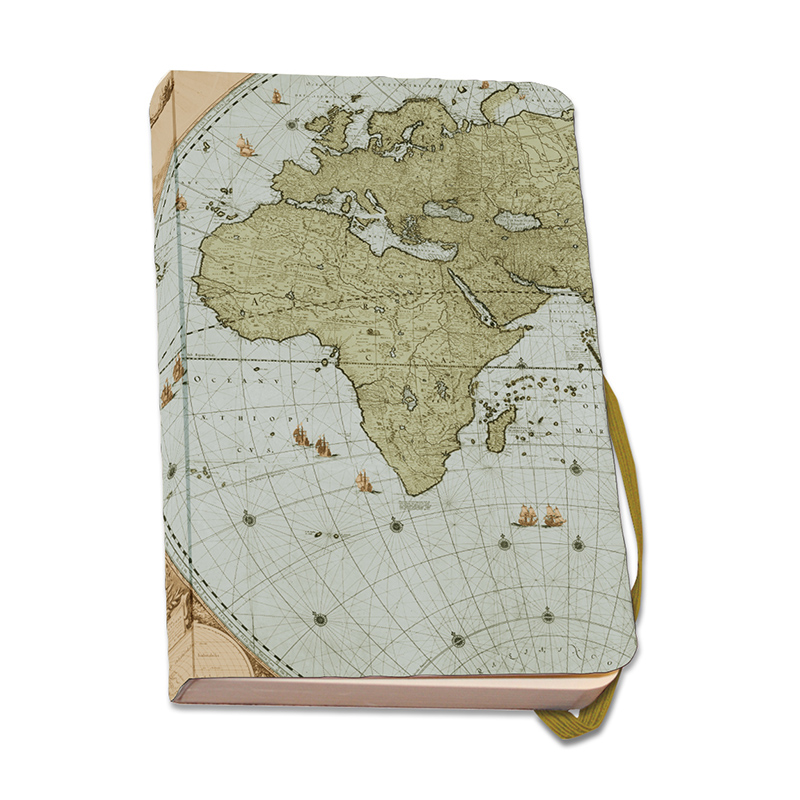 Notebook A6 World Map