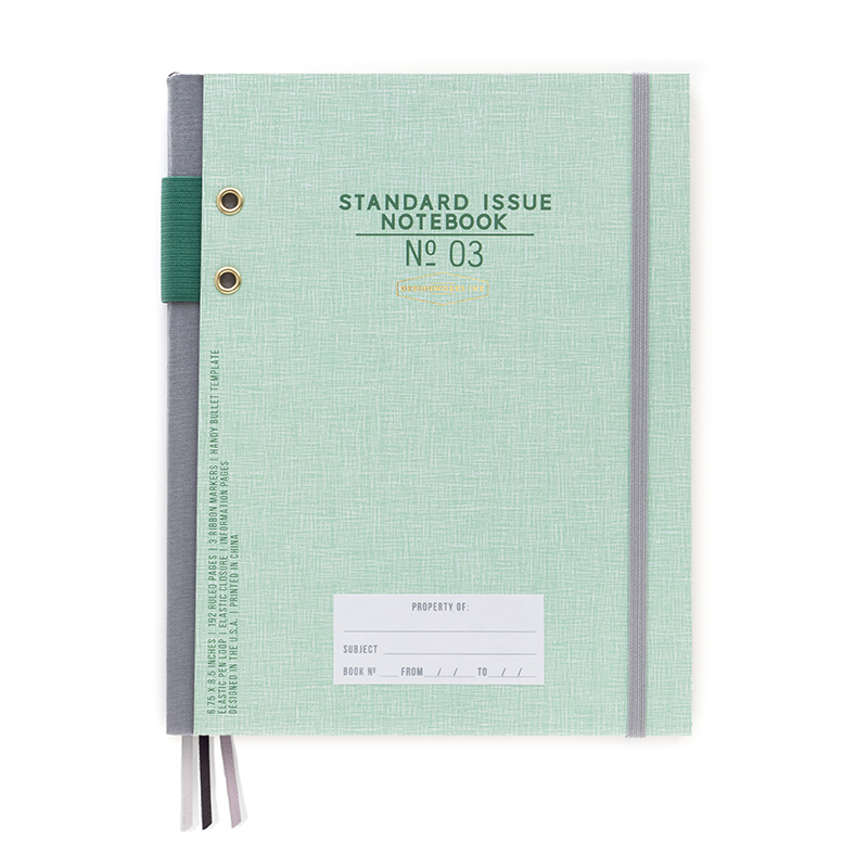 *Skrivbok Standard Issue Grön