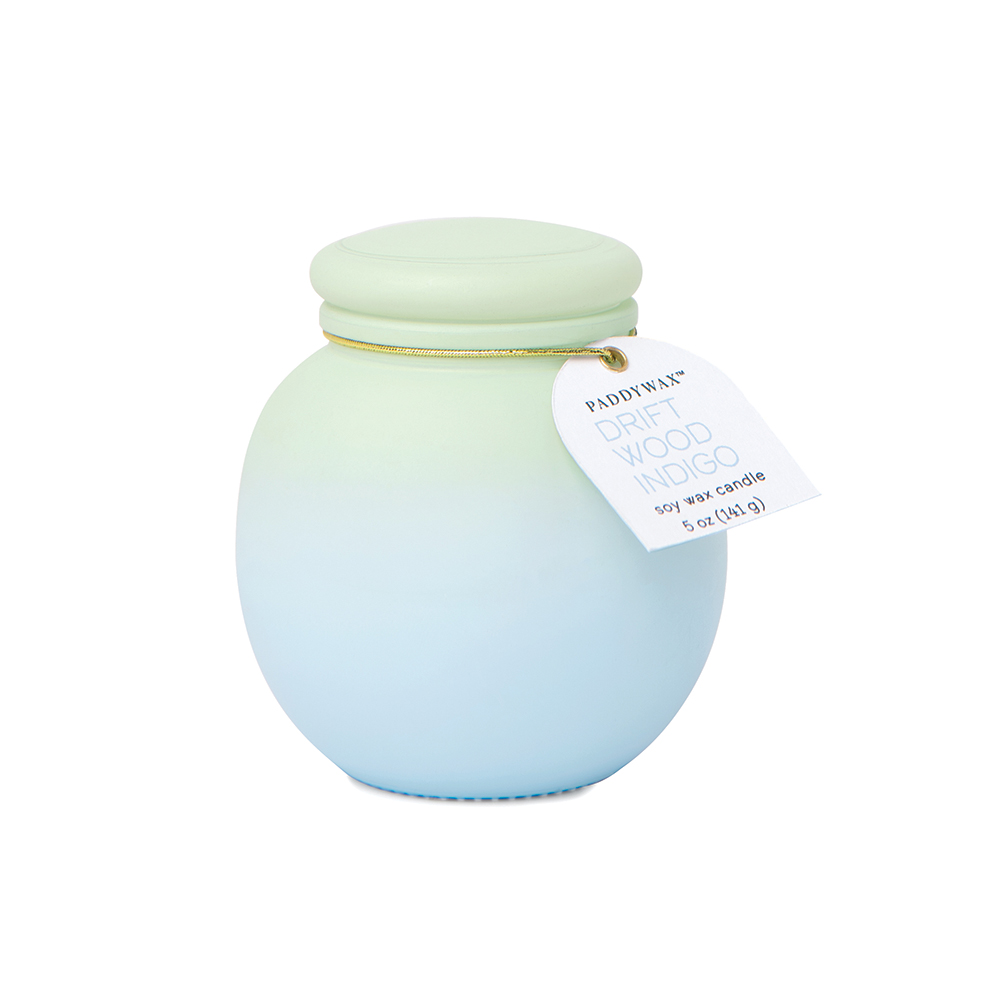 Orb Ombre Candle Green Blue