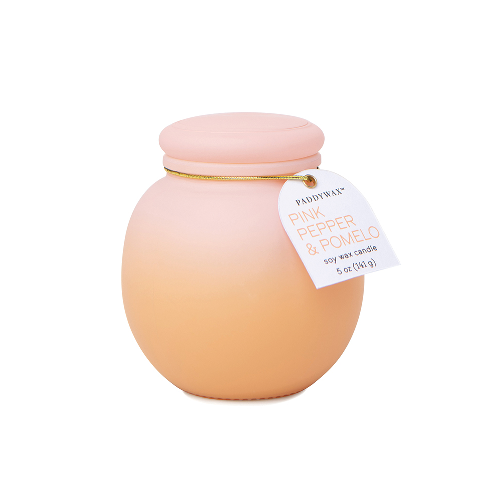 Orb Ombre Candle Pink Orange