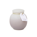 Orb Ombre Glass Candle Grey