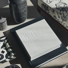 Fotoalbum Happy Days, Grå