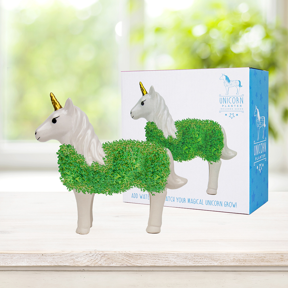 Planter Unicorn with Seeds