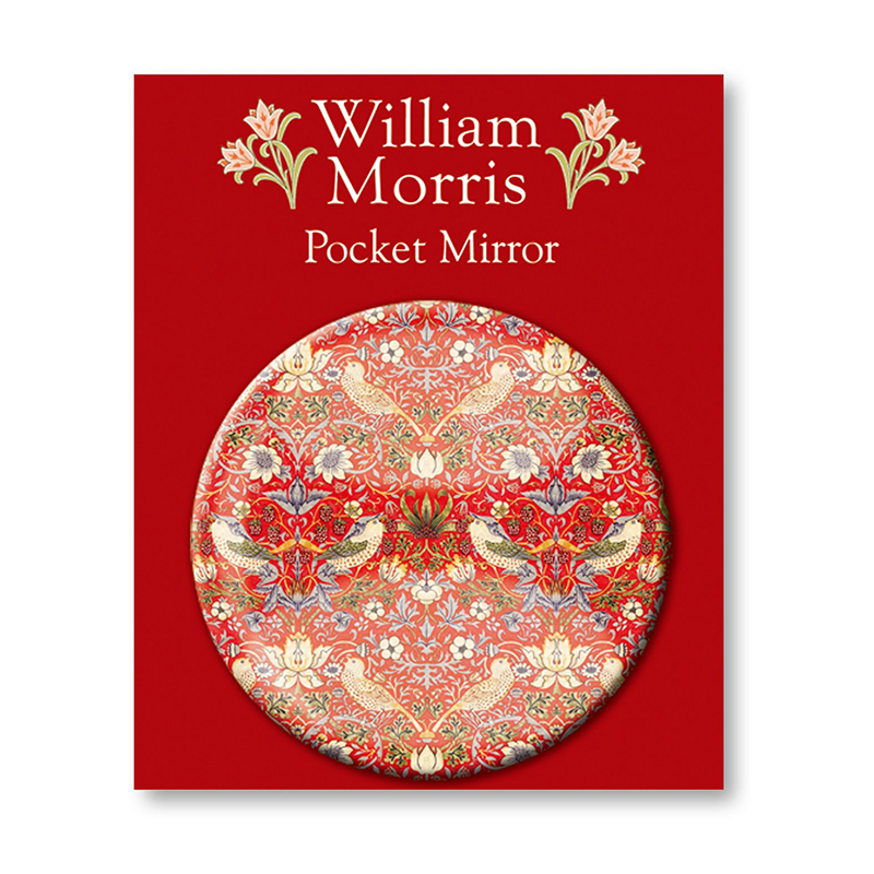 Pocket Mirror Strawberry Red