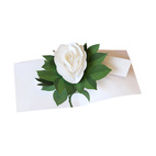 Pop-up card Rose White