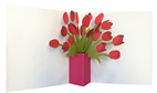 POP-UP CARD TULIPS