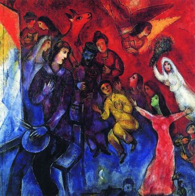 Postcard Chagall 135x135mm