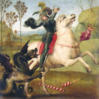 Vykort Raphael 135x135mm