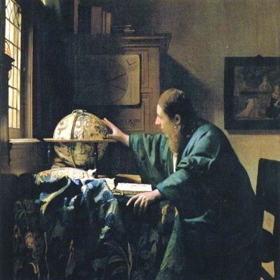 Postcard Vermeer 135x135mm