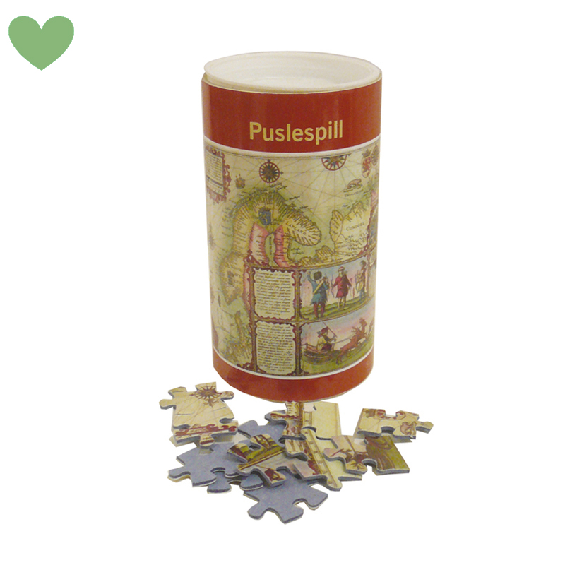 Puzzle 54pcs in cardboard tube