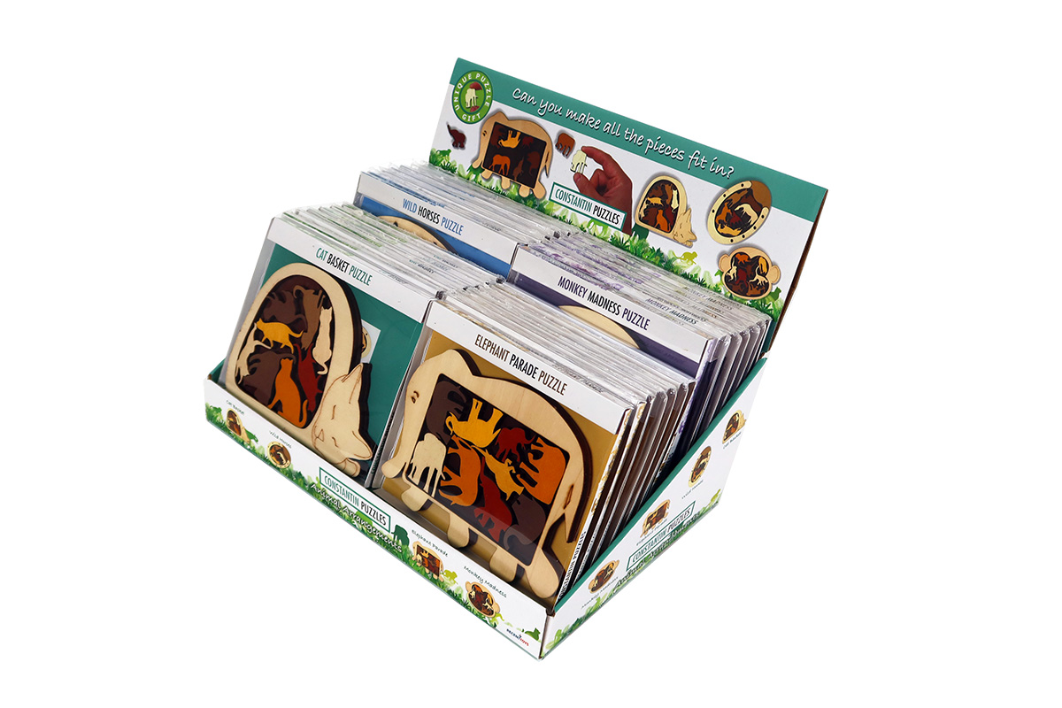 *SALE  Puzzle Animals Display, 20 pcs