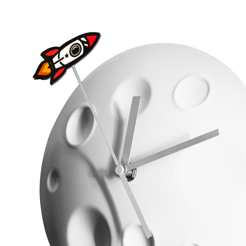 Klocka Rocket Moon