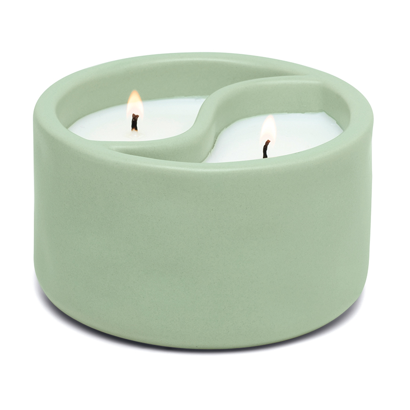 Scented Candle Yin Yang Green