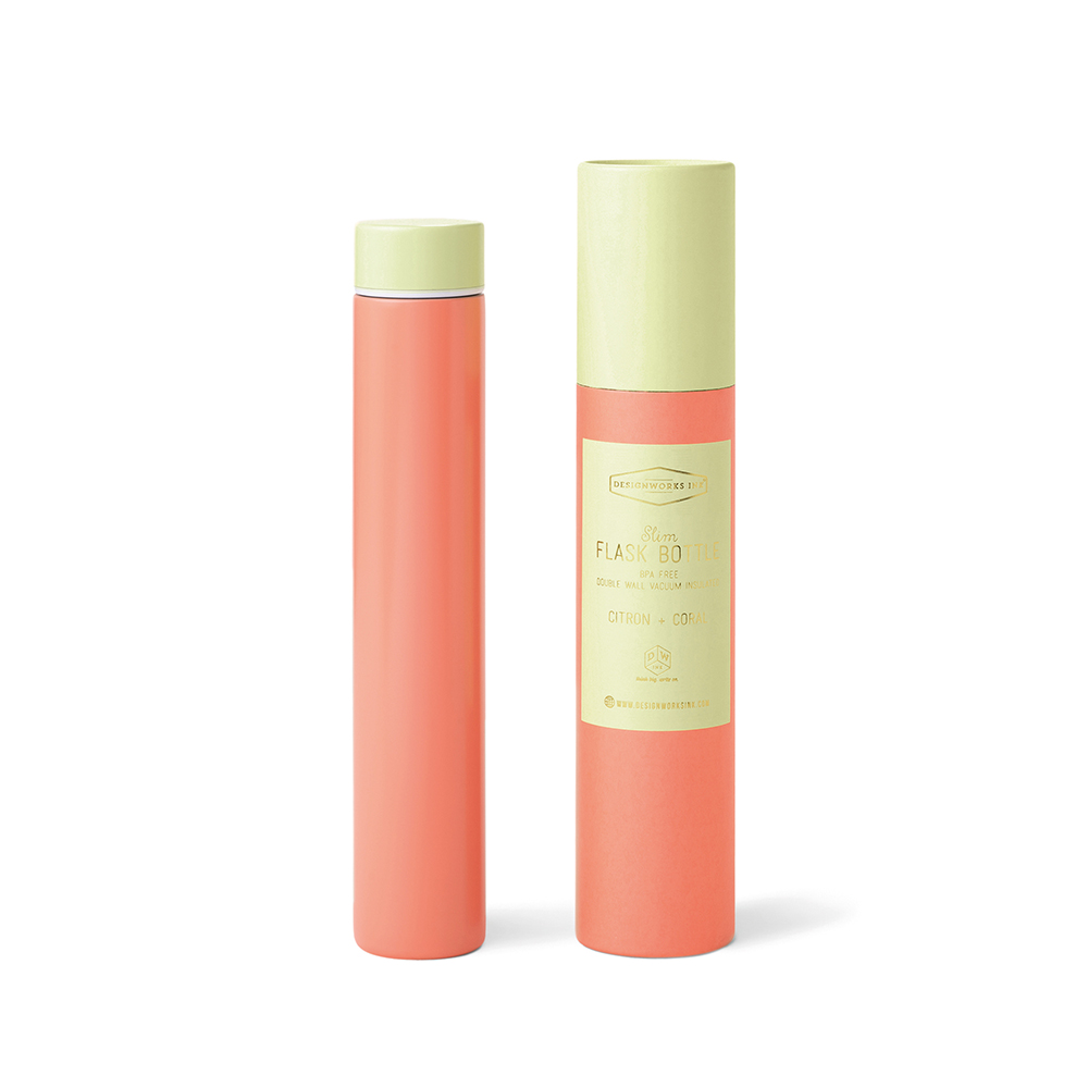 Smal Termos Citron/ Korall