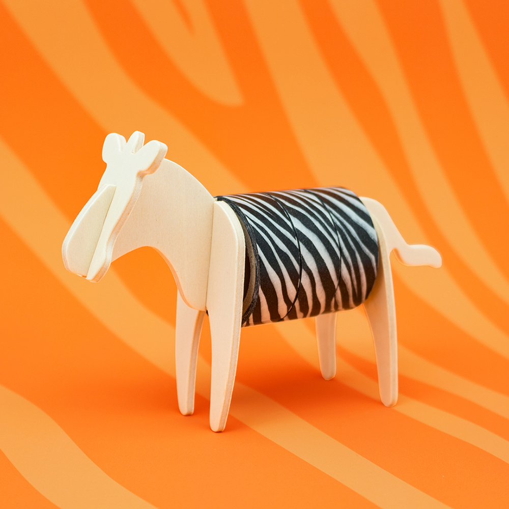 Tejphållare Zebra