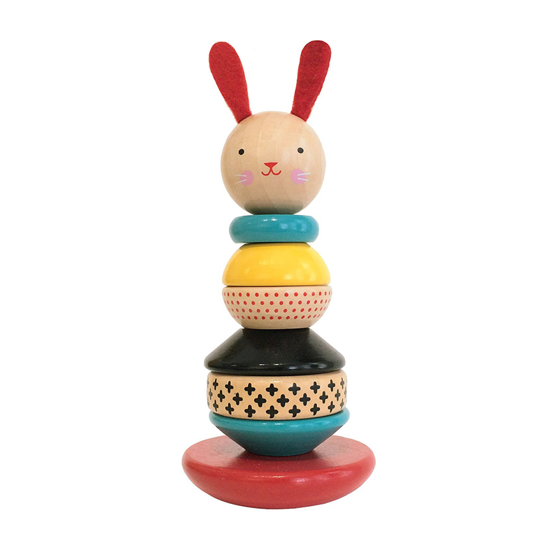 Wood Stacking Toy Rabbit