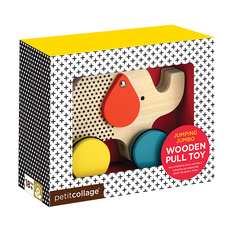 Wooden Pull Toy Elephant