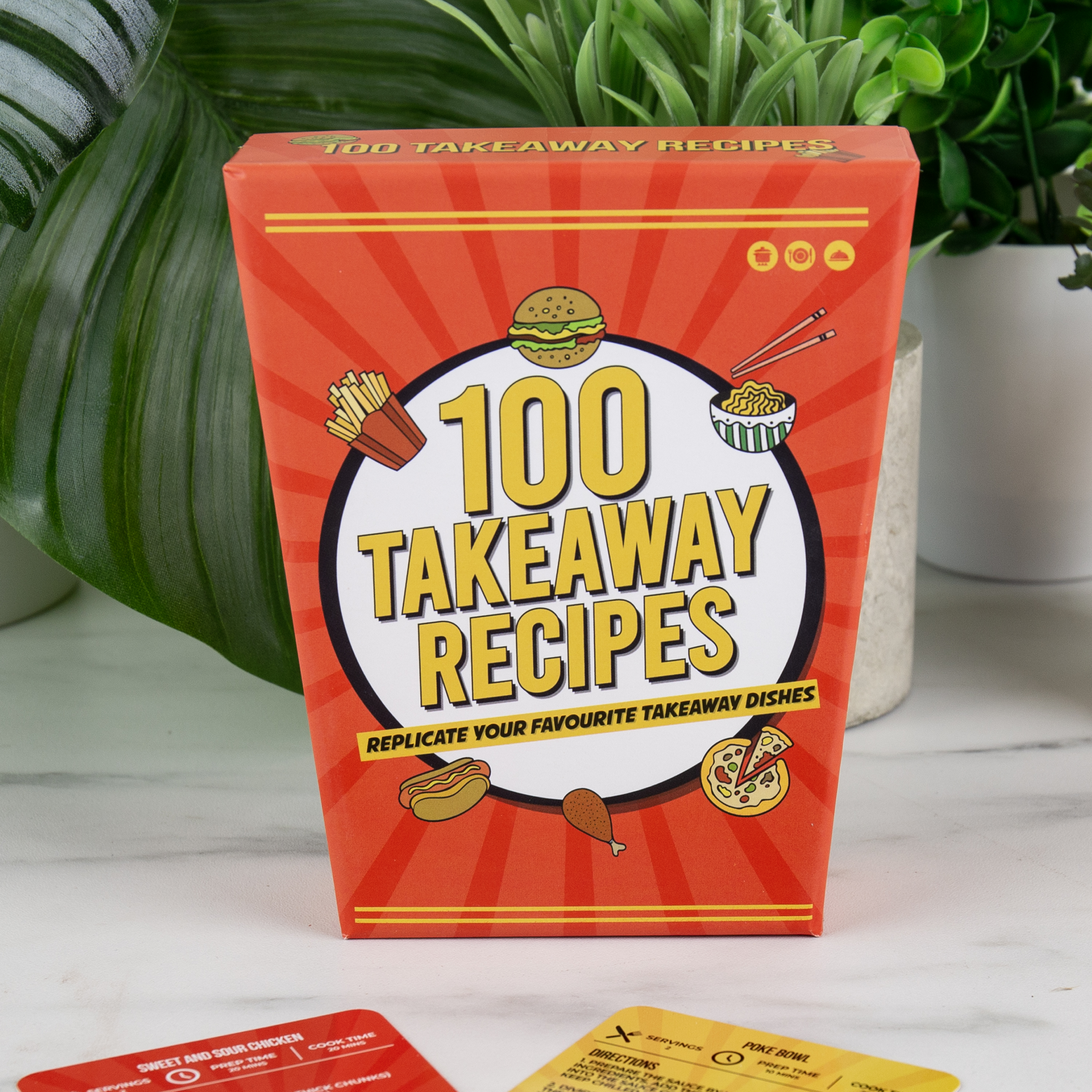 100 Recipe Cards Takeaway Favorites