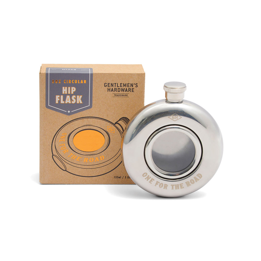 Round Hip Flask